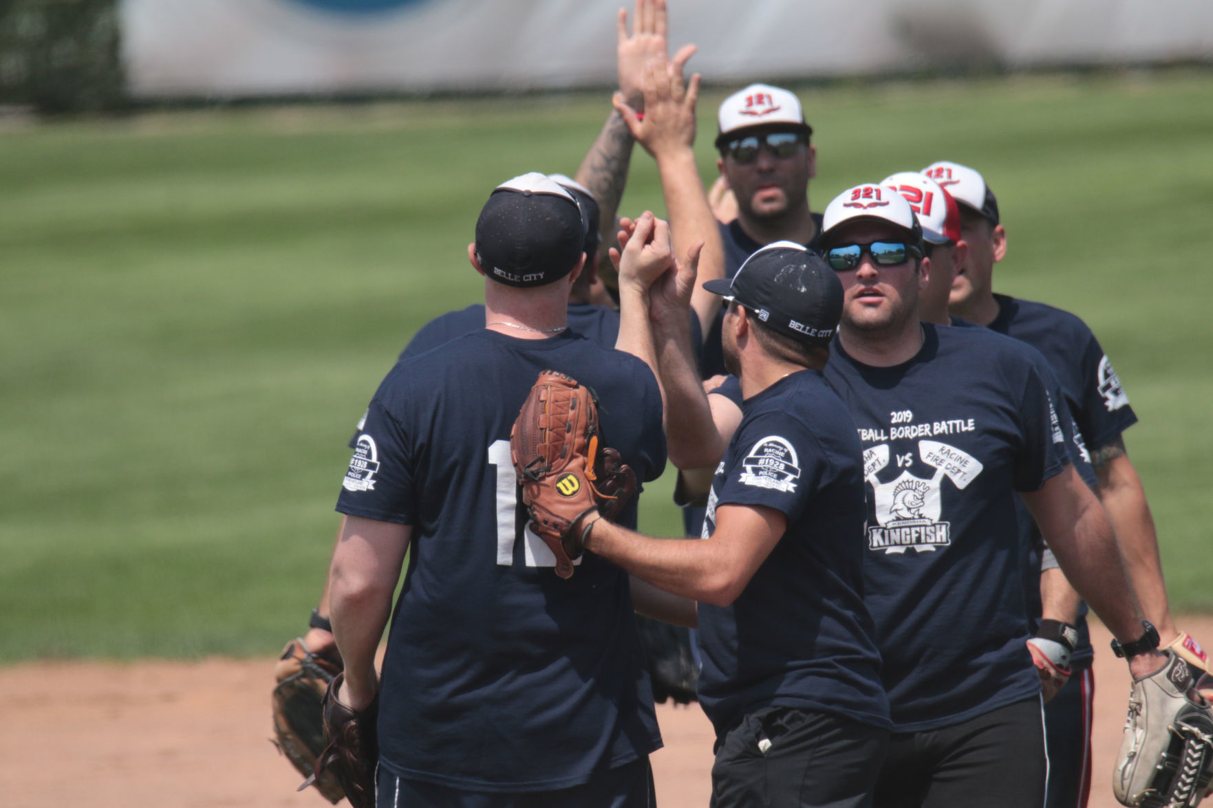 RFD and KFD charity softball game
